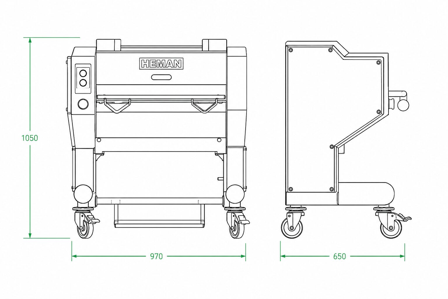 Dibujo técnico Desmembranadora HEMAN