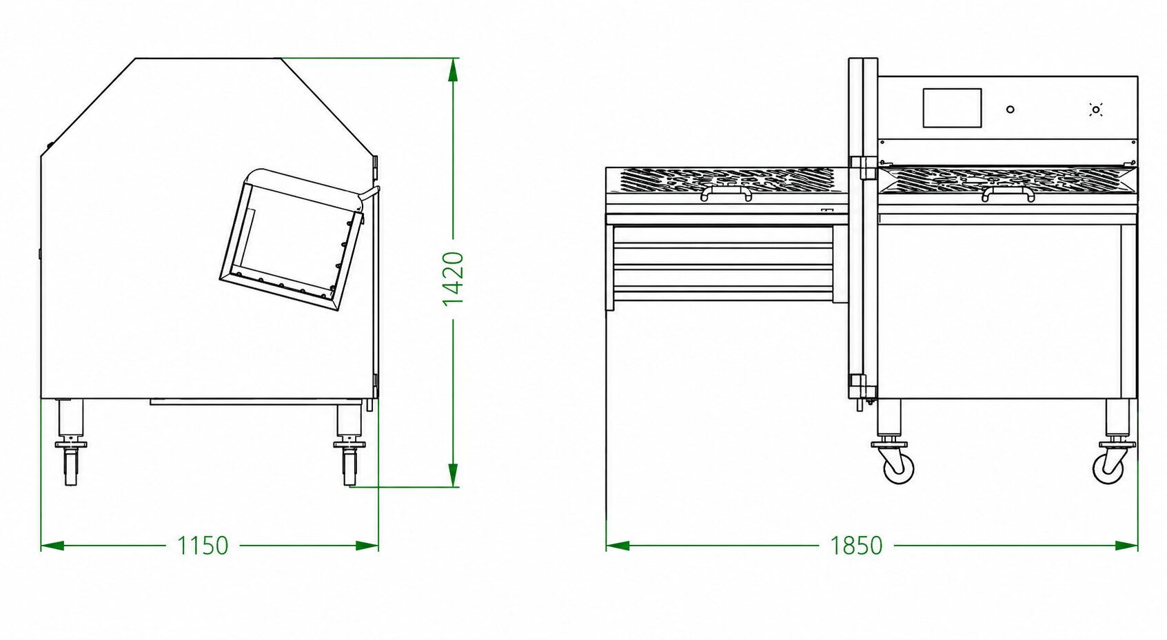 Dibujo técnico Rebanadora HEMAN