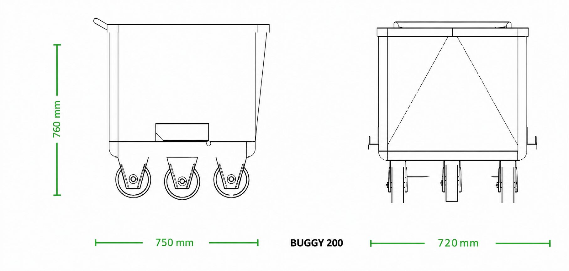 Dibujo técnico Carro Buggy 200 HEMAN