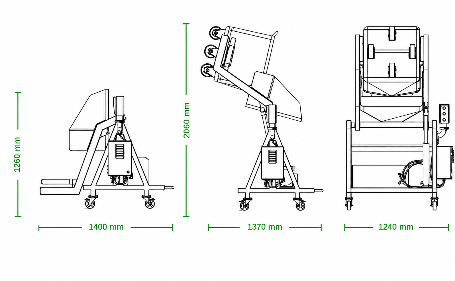 Dibujo técnico Elevador para Buggys HEMAN