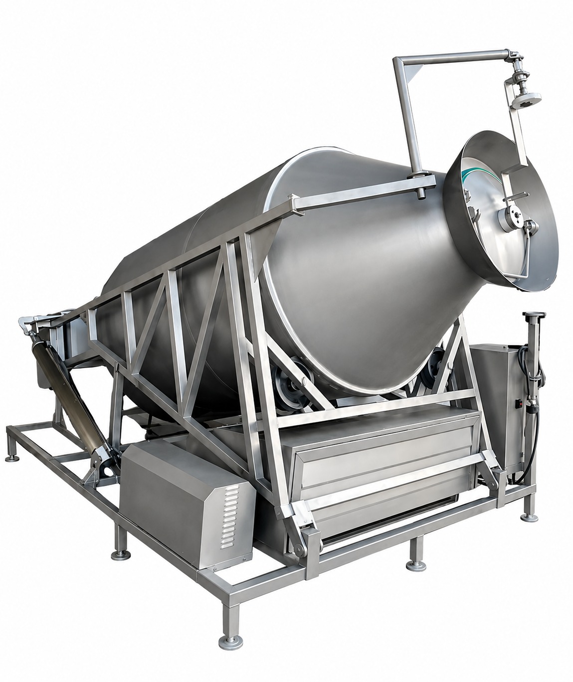 Tumbler/Bombo Marinador 3500 L con Sistema de Enfriamiento Incluido